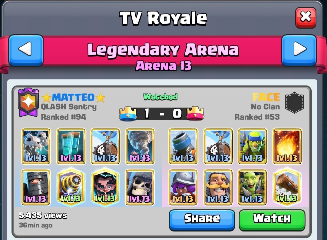 QLASH_App's tweet photo. It's TV Royale time 😎
GG @SENTRY_MatteoCR 🎉
#QLASHcommunity https://t.co/vzS6WPDJoa