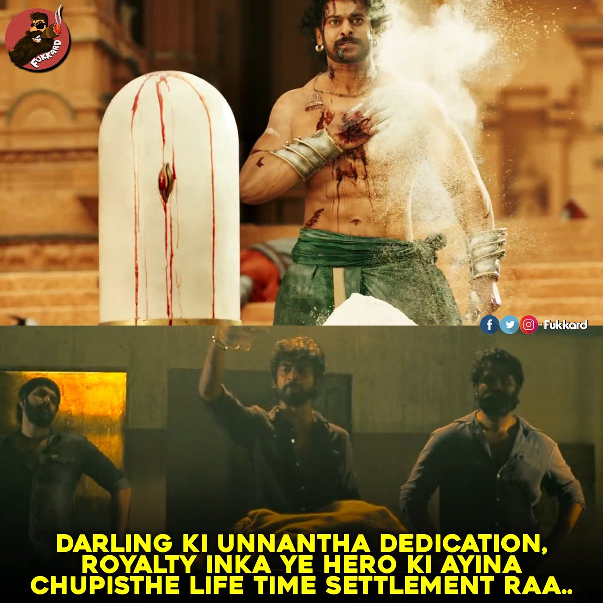 Varma_N_D's tweet photo. Settlement raa 
#41DaysToREBELSTARBDay
#Prabhas https://t.co/lun3ojtXm2