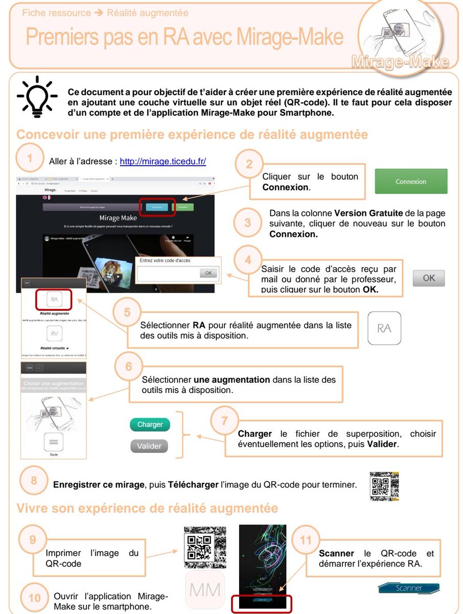 mchardine's tweet photo. Un tutoriel très concis pour réaliser vos premiers pas avec la réalité augmentée de #MirageMake

https://t.co/GZLuzwani2

#realiteaugmentee #education #edtech https://t.co/SucNadI1g3