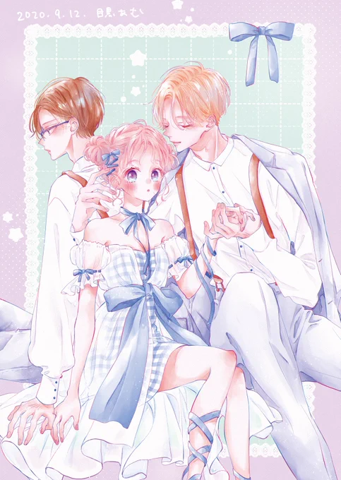 今月からひなたのブルー連載再開します?✨またよろしくお願い致します?‍♂️
14話目です〜!

画像2枚目は色別バージョン?? 