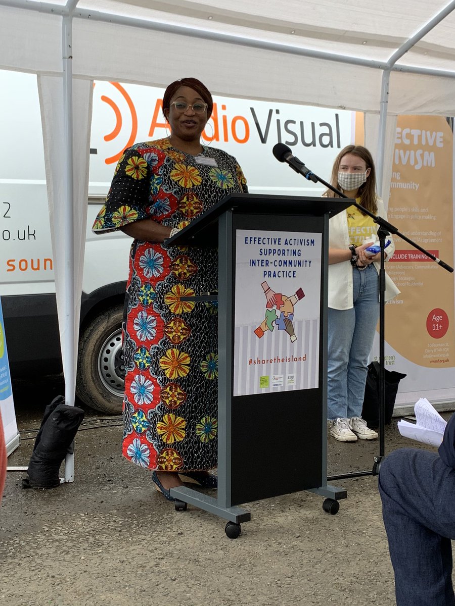 African Womens Organisation NI Aderonke Ado-Imoisili says African women on both sides of the Border in Ireland are restricted and being denied the opportunity to take part in cross-border programmes on a range of issues including  #FGM  #domesticabuse  #forcedmarriage