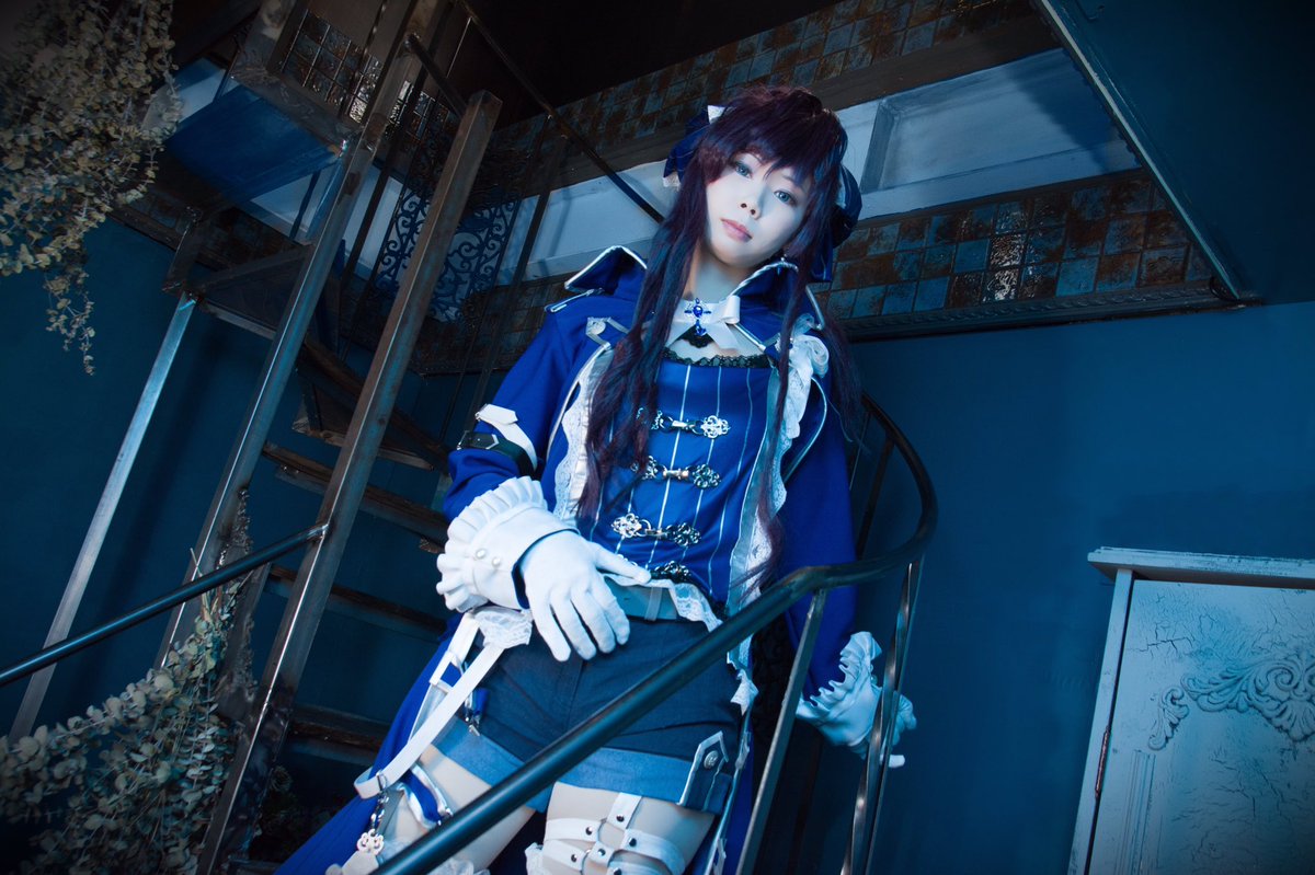 アイドルマスターシンデレラガールズ 一ノ瀬志希 コスプレ衣装+手袋+首輪.（輪になった）