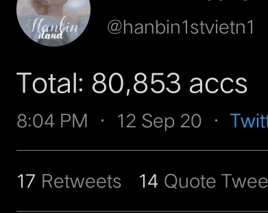 HanniesFlex's tweet photo. BRO 80,000 JUST IN THE VIETNAM VOTING TEAM... HANBIN WOULD HAVE BEEN THE TOP 1 IN GLOBAL VOTING.

#HanniesWillWaitForHanbin
#HanniesLoveHubi https://t.co/KiFvplFUI6