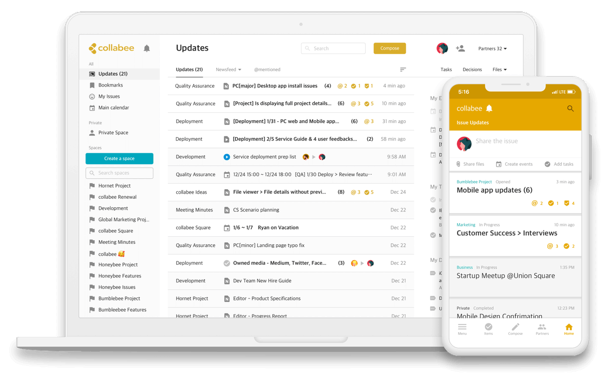 ubuntu's tweet photo. collabee is a team collaboration software that lets your team communicate, manage tasks and events, share files, all in one page. Available for #Ubuntu in now! https://t.co/0F5Ok1AIWD https://t.co/1JmWslYY95