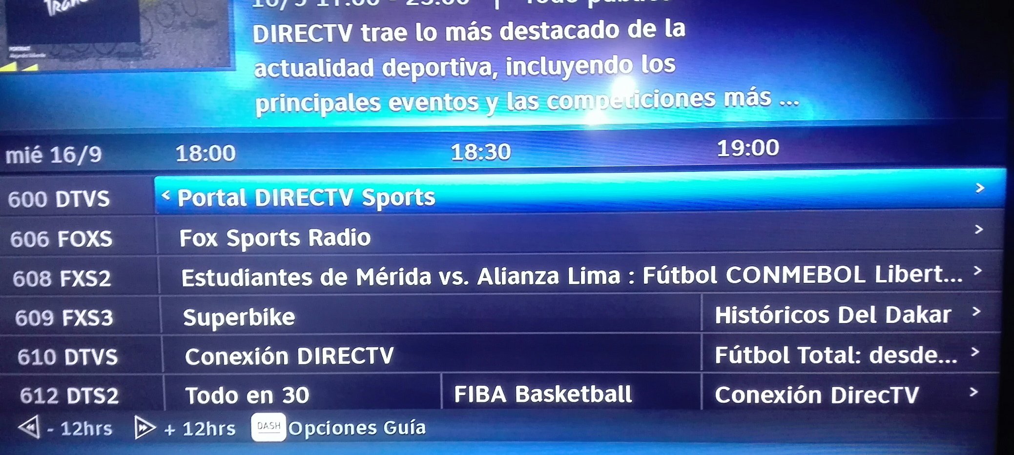 ¿Qué número de canal es Fox Sport en DirecTV