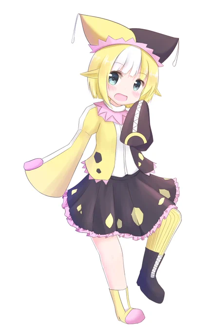 ガタッスィ(   )のポケ擬誰デザ企画に参加させていただきましたー!A班のキリンリキを描かせていただきましたのです。 A班のどれかが私デザインのですのでアンケートぶら下げて置くのでよかったらどの子デザインしたかあててみてくださいなー