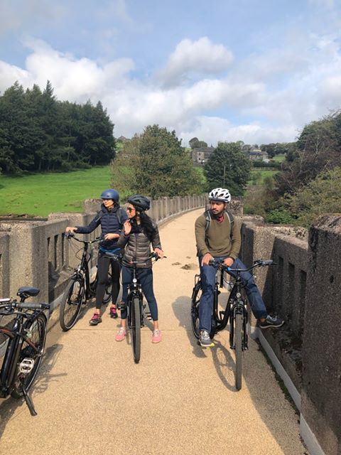 bikes_up's tweet photo. Up from London for a few days, this foursome went on safari around the Calder valley over two days, covering over 60 miles...#visitcalderdale #electricbikerental  #electricbicycle https://t.co/ENf5SjUNfs