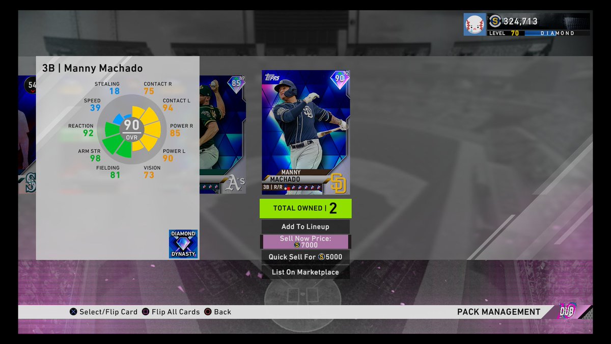 Dub10_'s tweet photo. First Double Diamond!!! #MLB20 #DiamondDynasty #Twitch #MLBTS20 #PS4share https://t.co/oNvSZvfczO