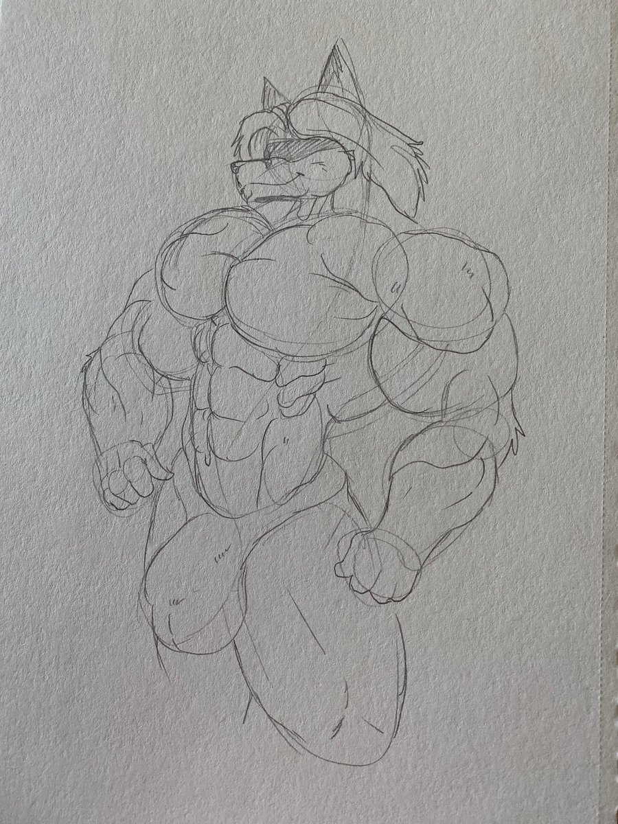 wolfgangcake's tweet photo. Commission part5 #furryart #furry #MuscleGrowthMonth #muscles #nsfw https://t.co/b4fpKh53YV