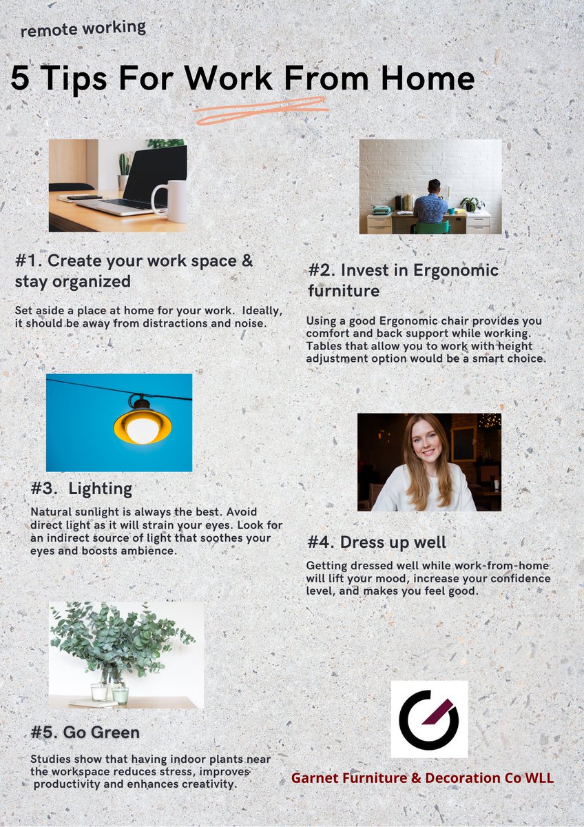 BlueCrownLLC's tweet photo. Tips for working from home. https://t.co/MU3tMzT2ub
