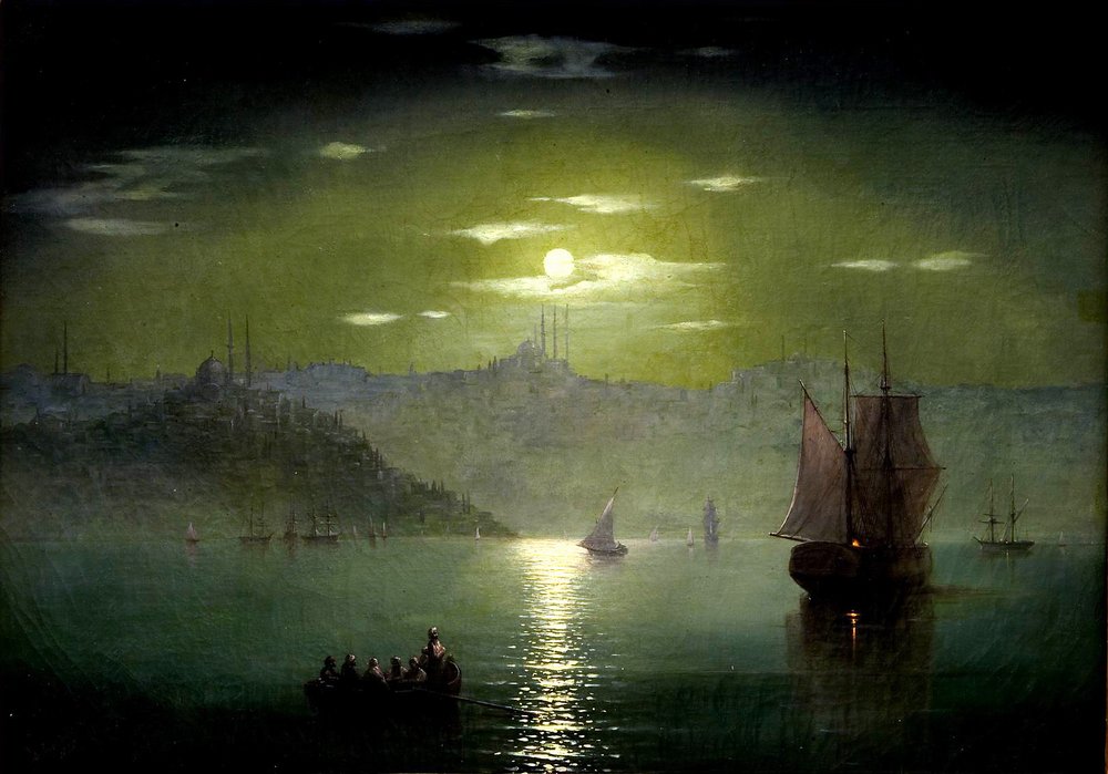 Moon Path wikiart.org/en/ivan-aivazo… #aivazovsky #ivanaivazovsky