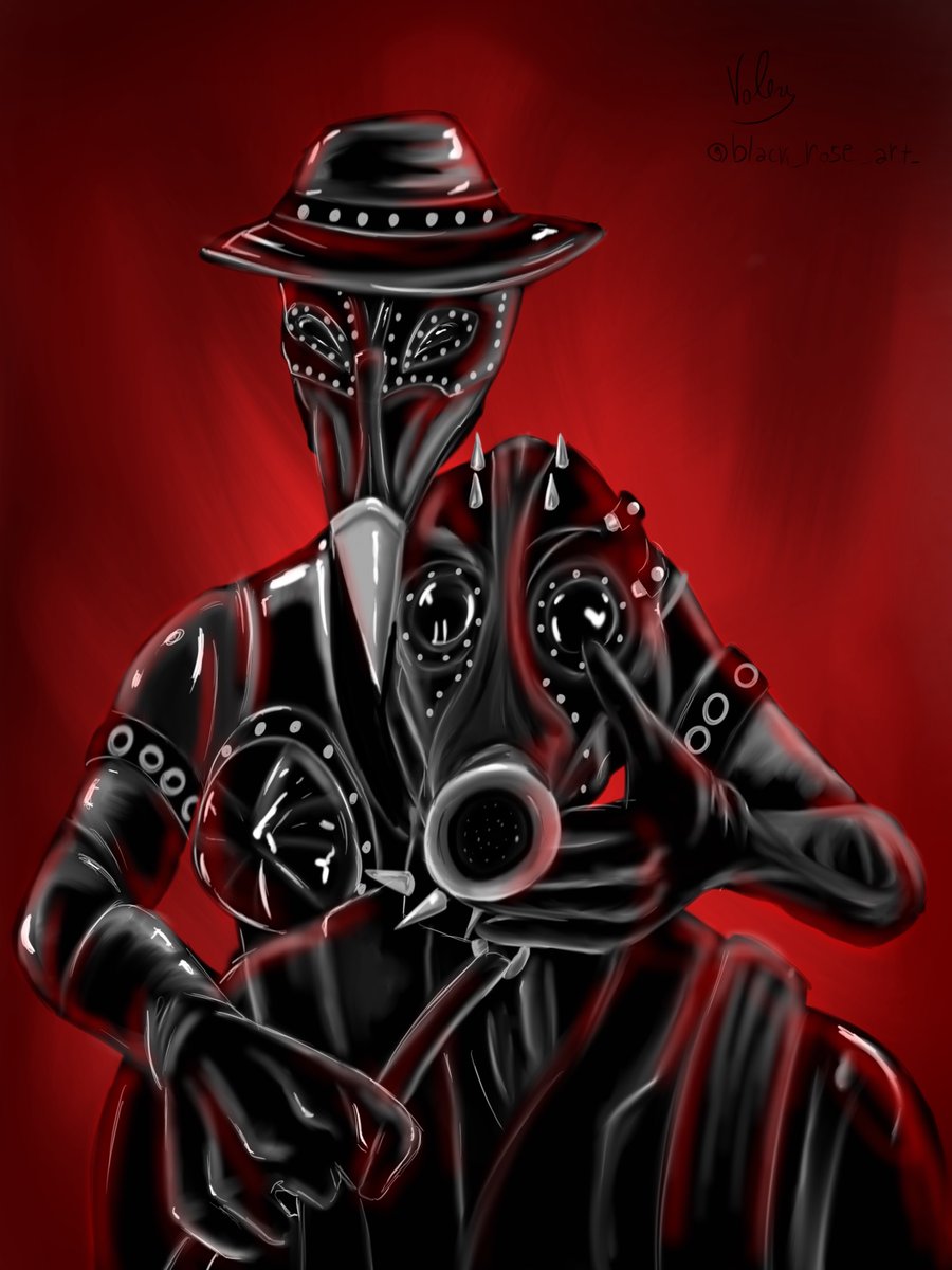 black_rose_art_'s tweet photo. I'll create a story for these 2 ahaha
#drawing #draw #art #artist #mywork #painting #digitalart #bdsm #latexbody #latex #leathergoddess #PlagueDoctor #gasmask #fetişizm #domme #sub #slave #chaincollar #black #creepy #horror #DominantWoman #submissions
Ig https://t.co/VxOuOypcR3 https://t.co/u6PaD6veR5