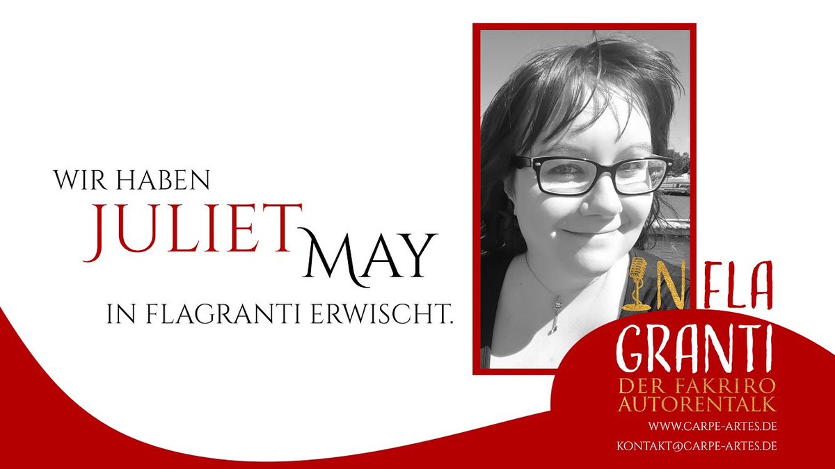 #FakriroNews #InFlagranti #CarpeArtesHallo, ihr Lieben,am Sonntag ist es endlich wieder so weit und eine weitere Folge In Flagranti geht an den Start. Dieses Mal haben wir die wundervolle Juliet May <a href="/Prinnycup/">Juliet May 🌟</a> für euch aufs Korn genommen und wir können auch sagen, 
1/3