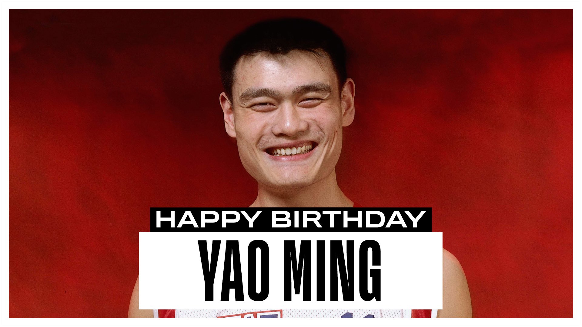 Join us in wishing a Happy 40th Birthday to 8x and inductee, Yao Ming! 