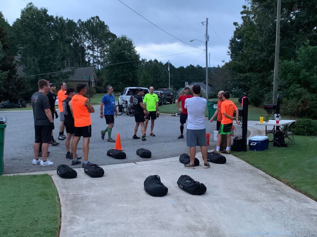Virtual Spartan Super anyone? Our guys the Mole, Bloodhound, Babyface and others have done an amazing job making a suburban course for our PAX. Sprint is tonight and Beast is tomorrow! <a href="/SpartanRace/">spartan</a> <a href="/SpartanTrail/">Spartan Trail</a> <a href="/F3Nation/">F3</a> #beastmode💪