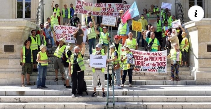 CBgno's tweet photo. @LorentzMathias Quand on sait que les #FDO ont empêché les manifestants de rejoindre le cortège principal sur #Parid on se dit que :  
"😃 Plutôt pas mal pour une reprise !"
Surtout qu'elle a mobilisé jusque dans des petites villes comme ici à Cahors (46) 👍 !
#GiletsJaunes 
#12septembre https://t.co/7yuEqyyUdj