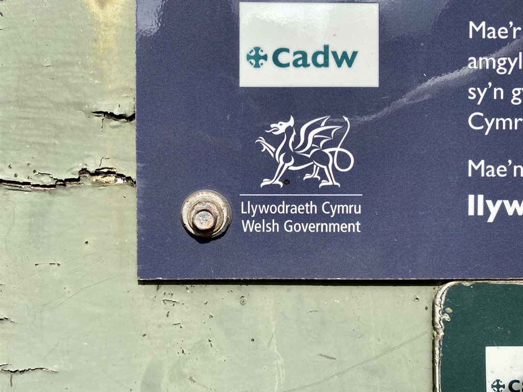 Never a huge fan of the  @LlywodraethCym draig (sori bois). Bit swirly, chicken drummer legs. But, a unique and iconic draig in its own right, so credit due.