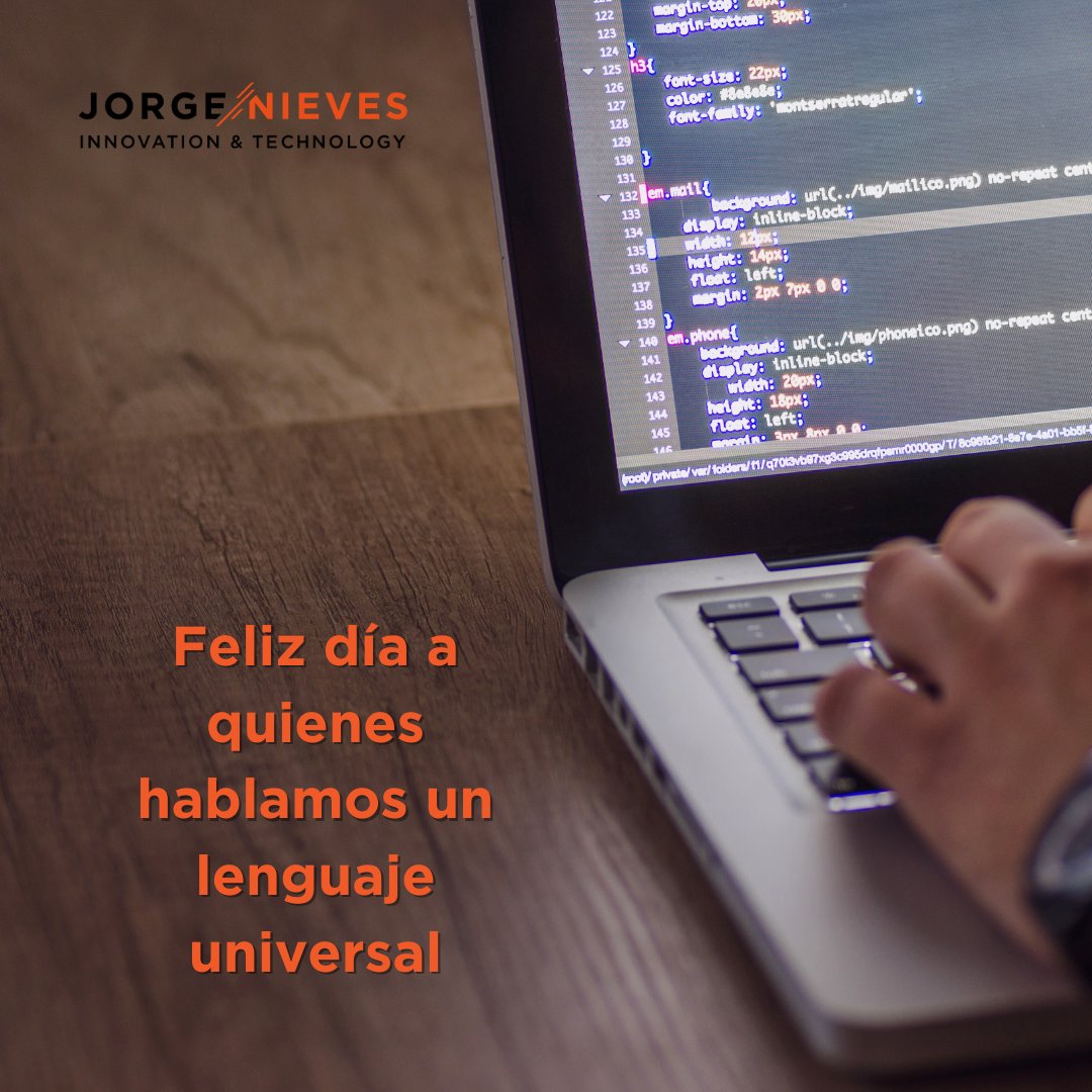 jnievestech's tweet photo. ¡Feliz día del Programador!!!

#innovacion #tecnologia #tech #transformaciondigital #digitalizacion #business #procesos #empresas #negocios https://t.co/bFjUpp9OeO