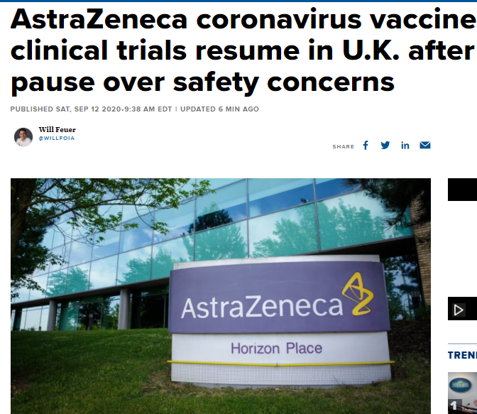 World Today Astrazeneca Stock