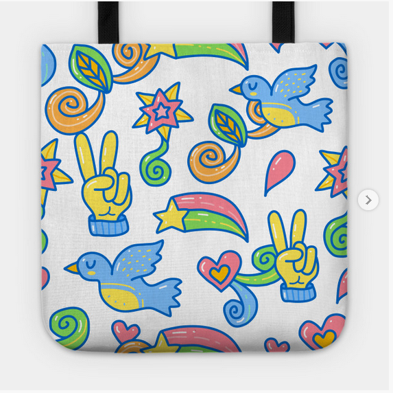 Rocket_ReeF's tweet photo. New product. Discount! Check out this awesome 'Doodle peace Pattern, cute with hand drawn style' design on @TeePublic! https://t.co/QqvV0ZwXzV #peace #PeaceDay #peacelove #peacesymbol #totebag https://t.co/dFzhkzQa4h