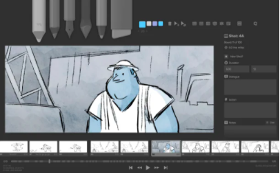 Domestika's tweet photo. Storyboarder es una herramienta que permite a cualquiera crear un storyboard digital en apenas unos segundos, como si fuese en papel. https://t.co/Ofb4W7qvUc https://t.co/MVLEdXtNKJ