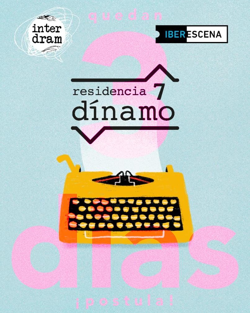 Interdram's tweet photo. Quedan 3 días para postular nuestra residencia de este año. Será remota y con personas de distintos países de Iberoamérica 💻⚡📚
#residenciacreativa #dramaturgia #dramaturgialatina #teatro #teatrolatino #residenciadramaturgia #dramaturgianueva #residenciaonline #interdram https://t.co/m5eJCpwnOS
