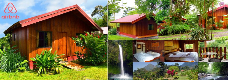 Lodging and Accommodation in Costa Rica, surrounded by Nature, Arenal Volcano, Natural Hotsrpings, and La Fortuna Waterfall. Fun activities : Ziplinning, Rappelling, White Water Rafting, Bird Watching, Hiking, ATV Tours, Horseback Riding and more paradise-adventures-costa-rica.com/airbnb-accommo…