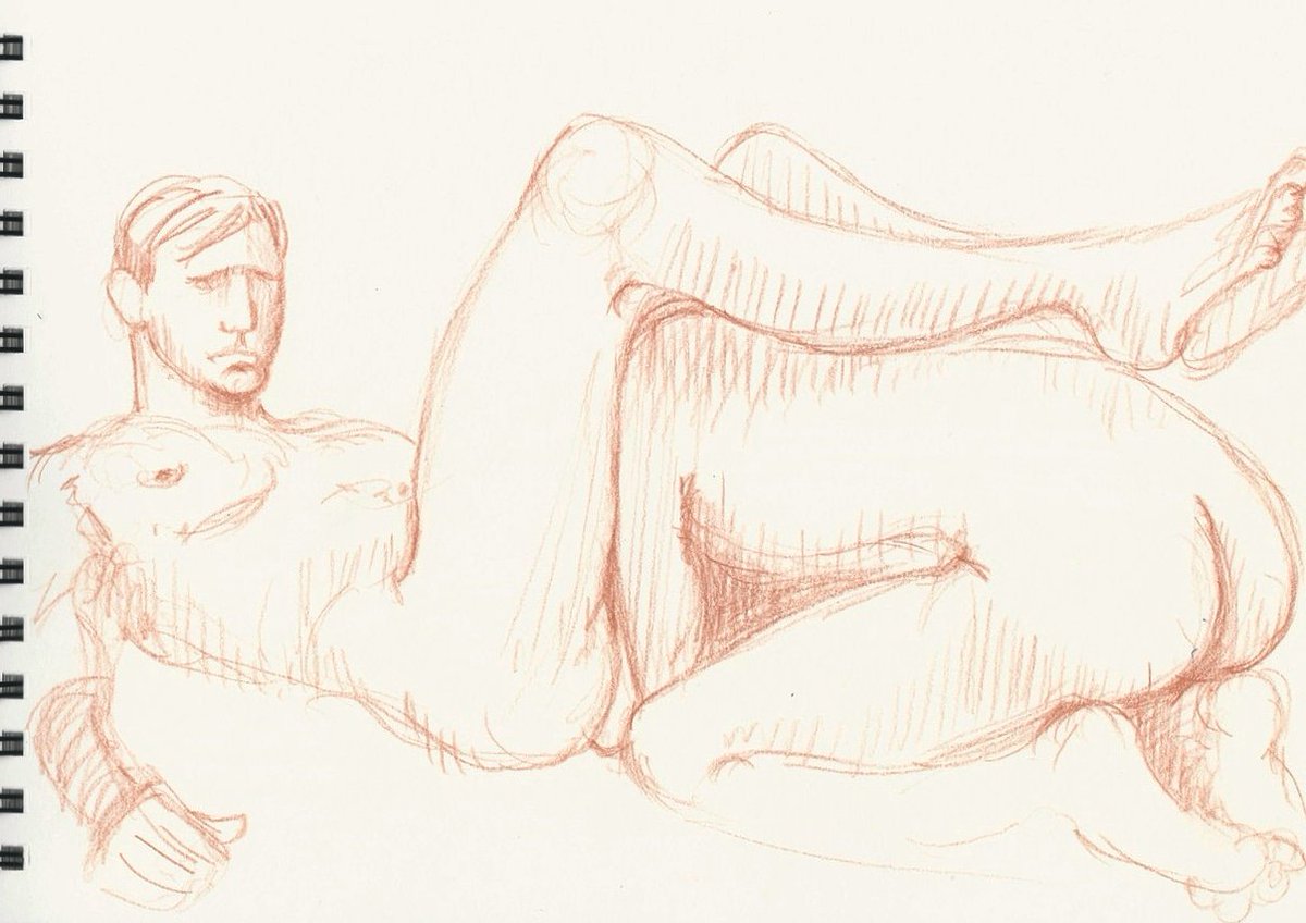 getstuart's tweet image. Two sexy men drawn together: from a #mendrawntogether life drawing session in London in 2019 #gayart #homoeroticart #malenude #gaylifedrawing
