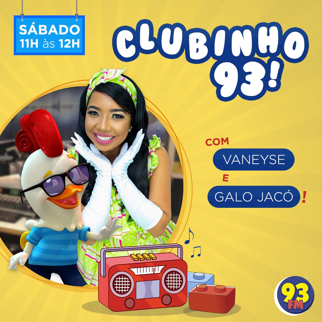 93FmGospel's tweet photo. @vaneysecantora e Galo Jacó estão no ar da @93FmGospel para fazer a alegria de toda criançada!!! #Clubinho93 https://t.co/XTncyhHRVd