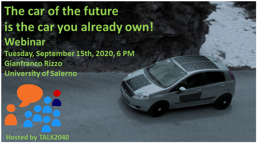eproinn's tweet photo. A #Webinar, in English, on the ecological reconversion of cars into hybrid solar vehicles. Tuesday, Sept. 15, 6 PM. Hosted by #TALK2040. 
https://t.co/IDGMwfCcXB
#sustainablemobility #LIFE #LIFESAVE #HySolarKit #spottedunisa https://t.co/PQj41Nkc7e