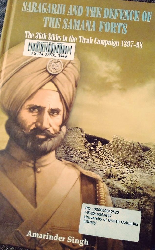 Colonel John Haughton commanded 36 Sikh in 1897He wrote a letter to his wife, penned 15-17 Sep immediately after Saragarhi this is one authentic battle accountCoupled with  @capt_amarinder's well researched book we get a fascinating recreation of battle actions at Saragarhi