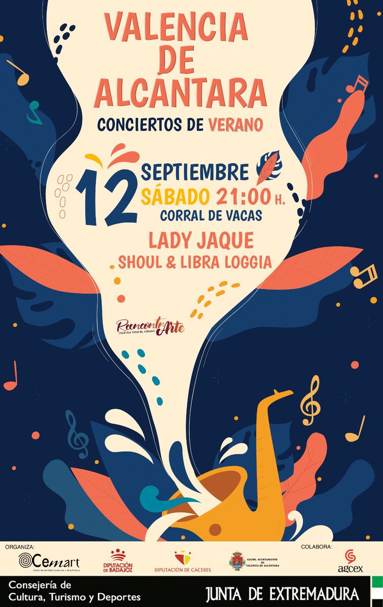 Esta noche
estaremos un ratito
en Valencia de Alcántara,
Por supuesto con todas las medidas de seguridad sanitaria
¿Os animáis? 🎸🕺