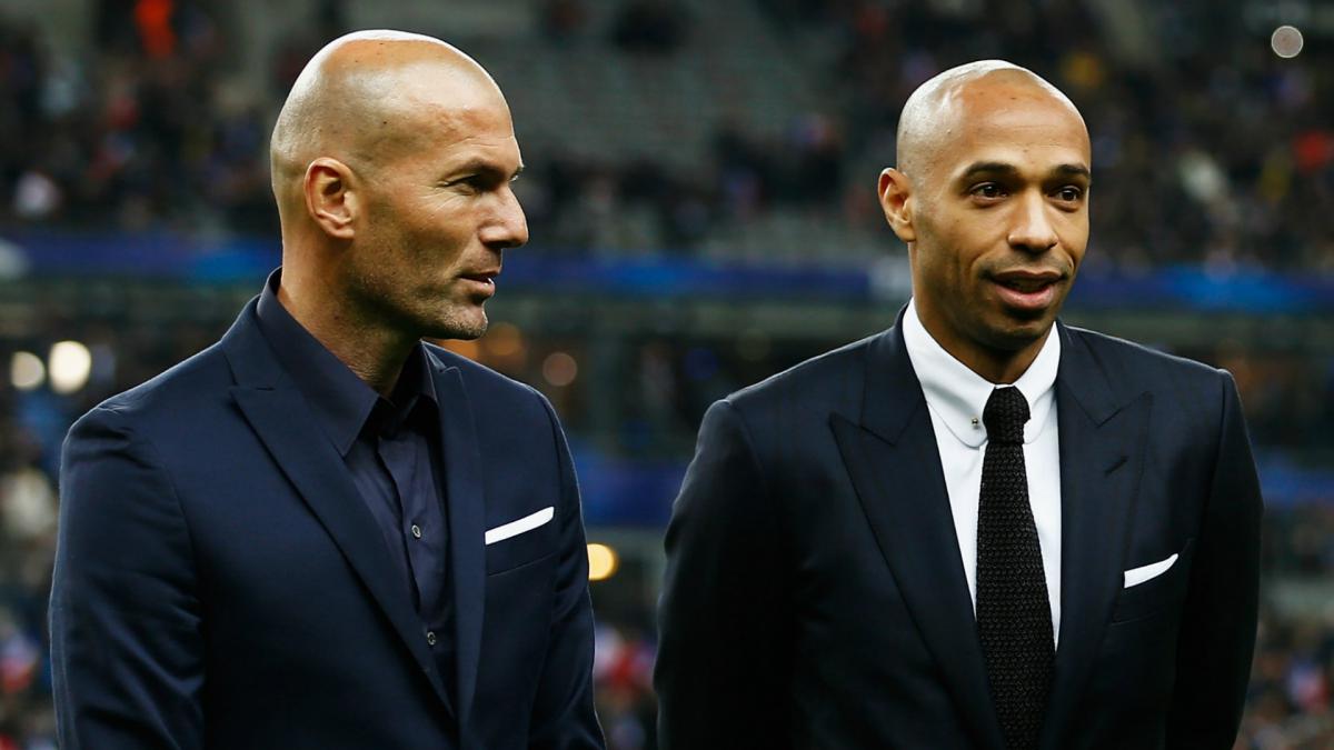 Thierry Henry: "“In France, everybody realized that God exists, and that he is back in the French national team. His name is Zinedine Zidane”.