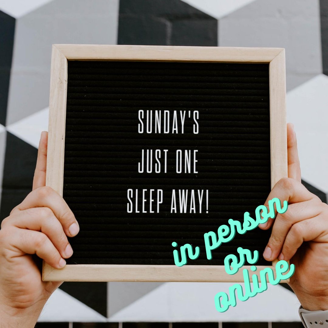 We are so excited to be together in person and online! Reminder that we are back to two services this week.   Remember to bring your mask!