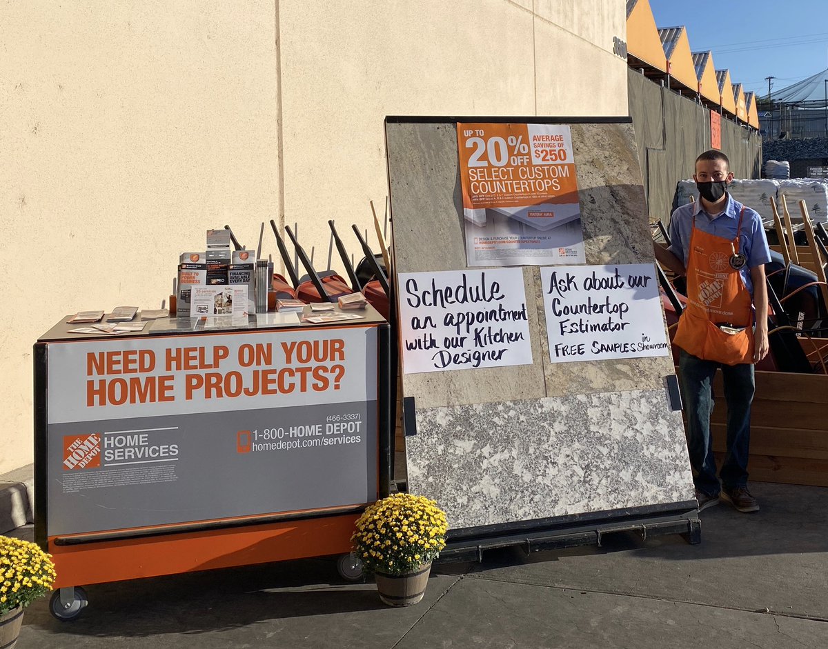 Will Slowman (@thdslowman_will) on Twitter photo Thanks to the team at #TheGreat08 for setting up the Countertop event. The Farmington Home Depot is ready to assist you with your countertops.
#PMDwinswithservices <a href="/THDJustinCooper/">Justin Cooper</a> <a href="/deanosettle/">Dean Settle</a> <a href="/THDLucasV/">Lucas Valdez</a> <a href="/MattCramer179/">m</a> <a href="/bryanHD3504/">Bryan Foster</a> Thanks to the team at #TheGreat08 for setting up the Countertop event. The Farmington Home Depot is ready to assist you with your countertops.
#PMDwinswithservices <a href="/THDJustinCooper/">Justin Cooper</a> <a href="/deanosettle/">Dean Settle</a> <a href="/THDLucasV/">Lucas Valdez</a> <a href="/MattCramer179/">m</a> <a href="/bryanHD3504/">Bryan Foster</a>