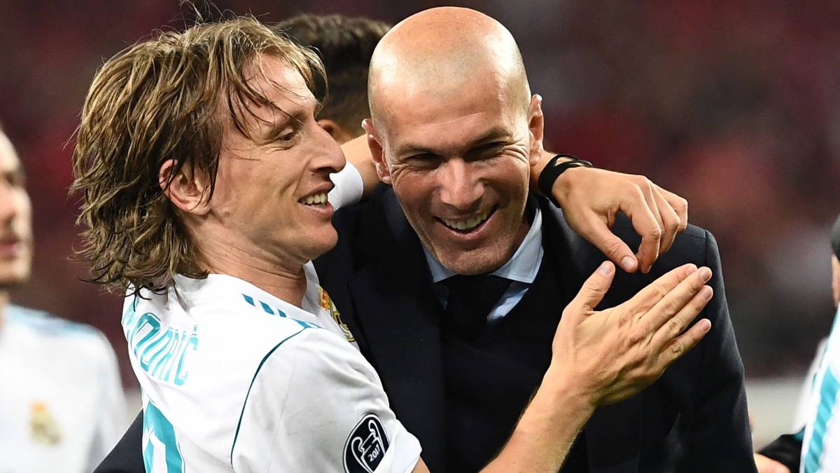 Luka Modric: "“Every piece of advice he gives you is like gold dust and it helps you improve on the pitch”.