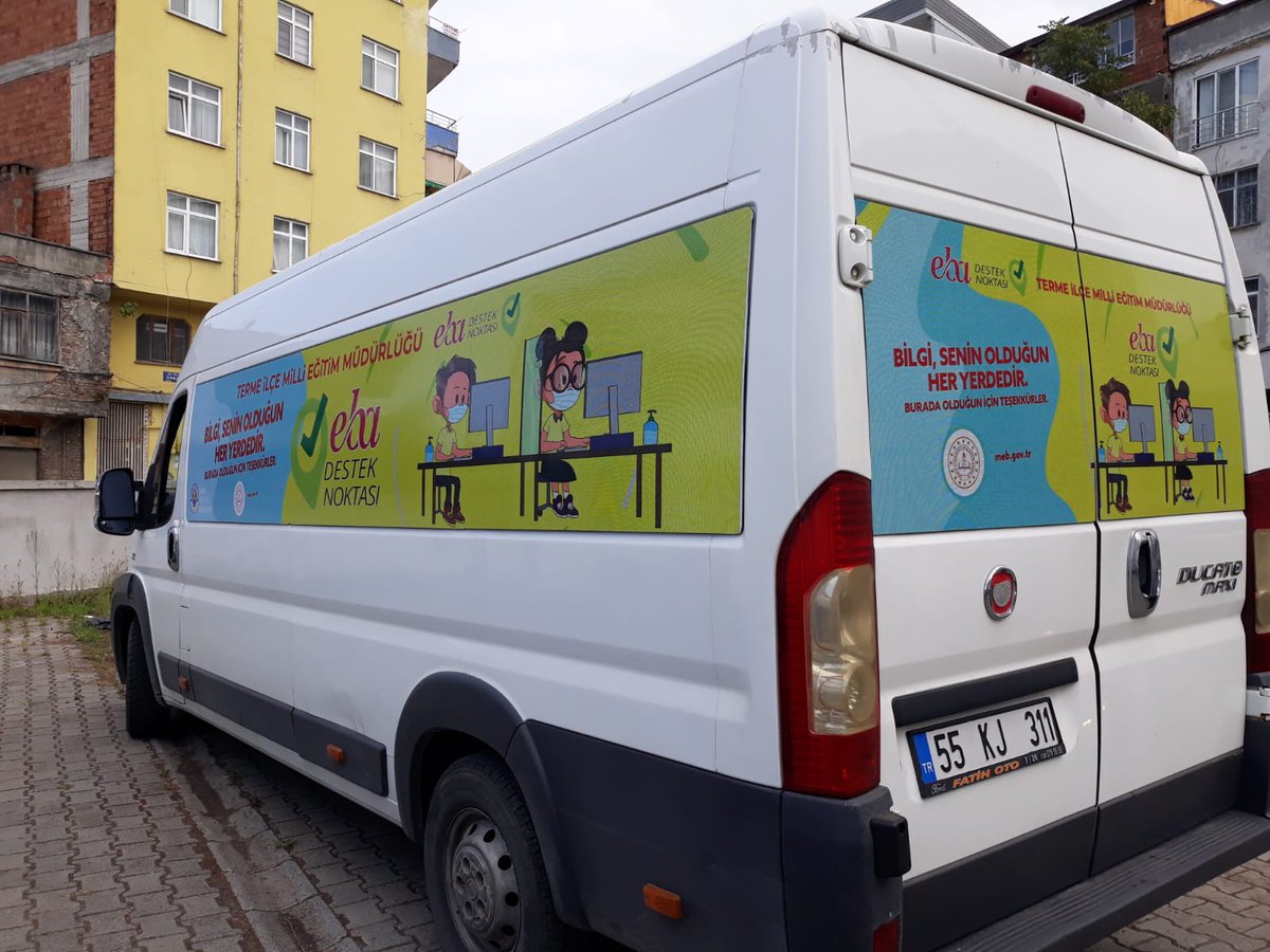Uzaktan Eğitim almayan öğrencimiz kalmasın diye, <a href="/KaymakamlTerme/">Terme Kaymakamlığı</a>, <a href="/TermeBelediyesi/">TERME BELEDİYESİ</a> ve @MemTerme destekleriyle hazırlanan Mobil EBA Destek Araçları yola çıkmaya hazır. Terme Kaymakamımız <a href="/Zadeleroglu/">Murat ZADELEROĞLU</a> ile Terme Belediye Başkanımız <a href="/avalikilic55/">Ali Kılıç 🇹🇷</a> 'a teşekkür ediyoruz. <a href="/CoskunESEN57/">Coşkun ESEN</a>
