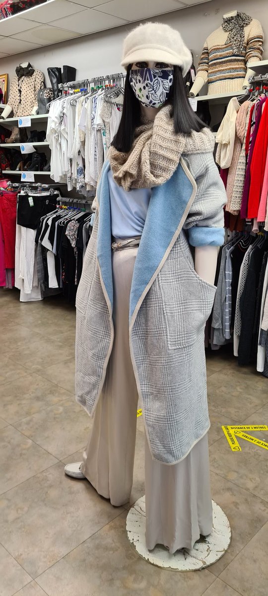 CRUKWhitby's tweet photo. Grab this fabulous river island coat in store now only £19.95 @sharonp7217 @JuliaStewardson @ByardJulie @CRUKShops https://t.co/3W3adbMlSV