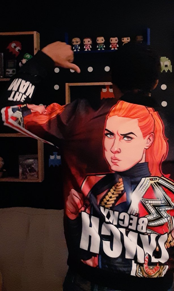 Laboytv's tweet image. The new @BeckyLynchWWE jacket from Chalkline.com is a eye pleaser. The jacket is so bold that no one will be able to stop your love for wrestling and of course the Legendary Becky Lynch. 

Link: chalk-line.com/collections/ww…

#chalkline #nerdlinksStyle