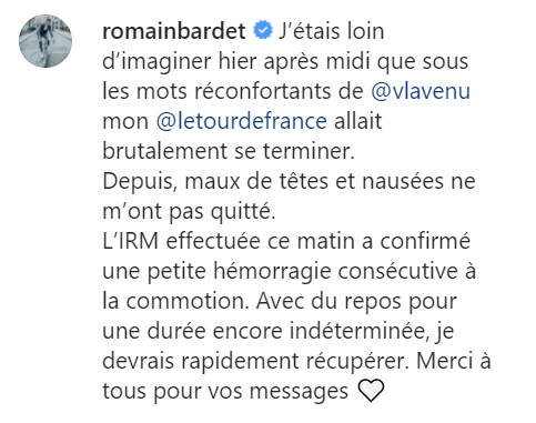 Mikkel Conde V2 0 Update On Bardet This Morning A Mri Scan Confirmed A Small Hemorrhage From The Concussion Makes Even More Irresponsible That He Was Allowed To Continue After That