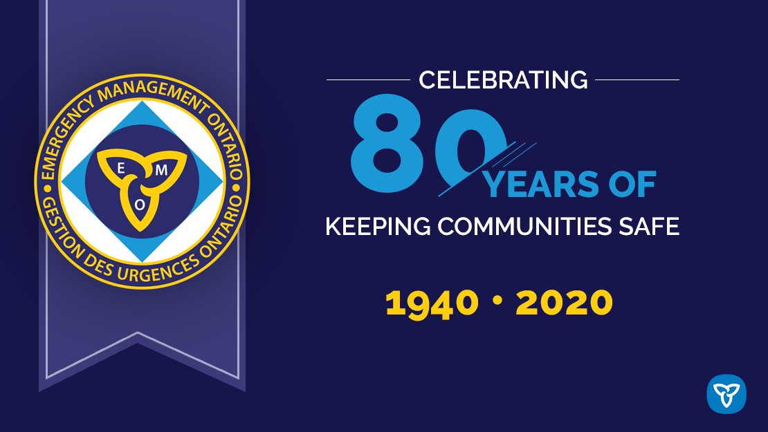 PreparedON's tweet photo. We’re proud to commemorate our 80th anniversary this year. While much has changed since we began during WWII in 1940, our commitment to keeping Ontario safe during times of uncertainty has been steadfast. Thank you to our dedicated staff and partners, both past and present. https://t.co/nfNCK8Nvqe