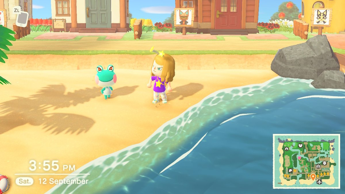 rainbowteacake's tweet photo. lilly looks like one of those cute characters who's actually evil when doing the pride reaction #AnimalCrossing #ACNH #NintendoSwitch https://t.co/eFAIVmDe5v