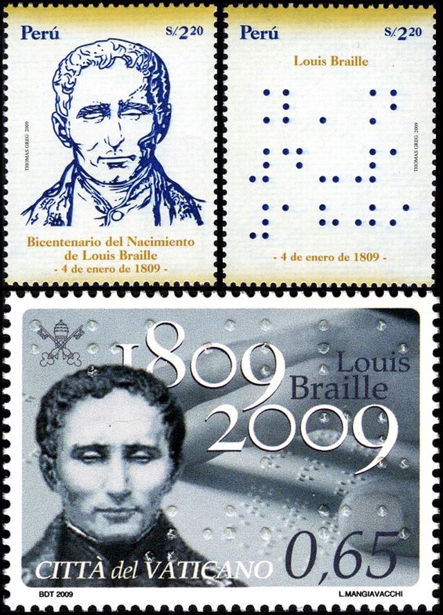 Tuberculeux, Louis Braille auquel les non-voyants et les mal-voyants du monde entier doivent tant, meurt prématurément, à 43 ans. Inhumée au cimetière de Coupvray, sa dépouille est transférée au Panthéon pour le centenaire de sa mort, en 1952.