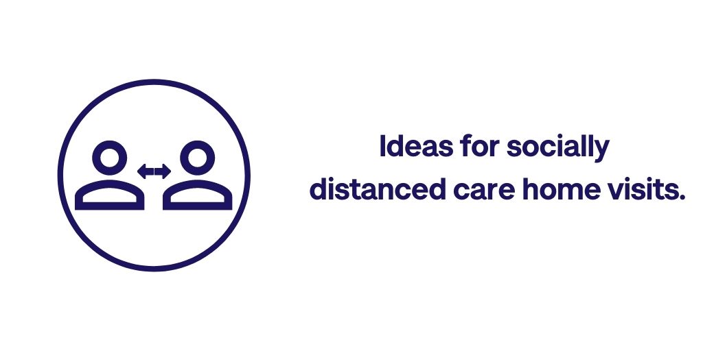 Do you have ideas for how to make a socially distanced care home visit enjoyable? Share your ideas with others affected by dementia on our online community, Talking Point: bit.ly/2ZtxSuD