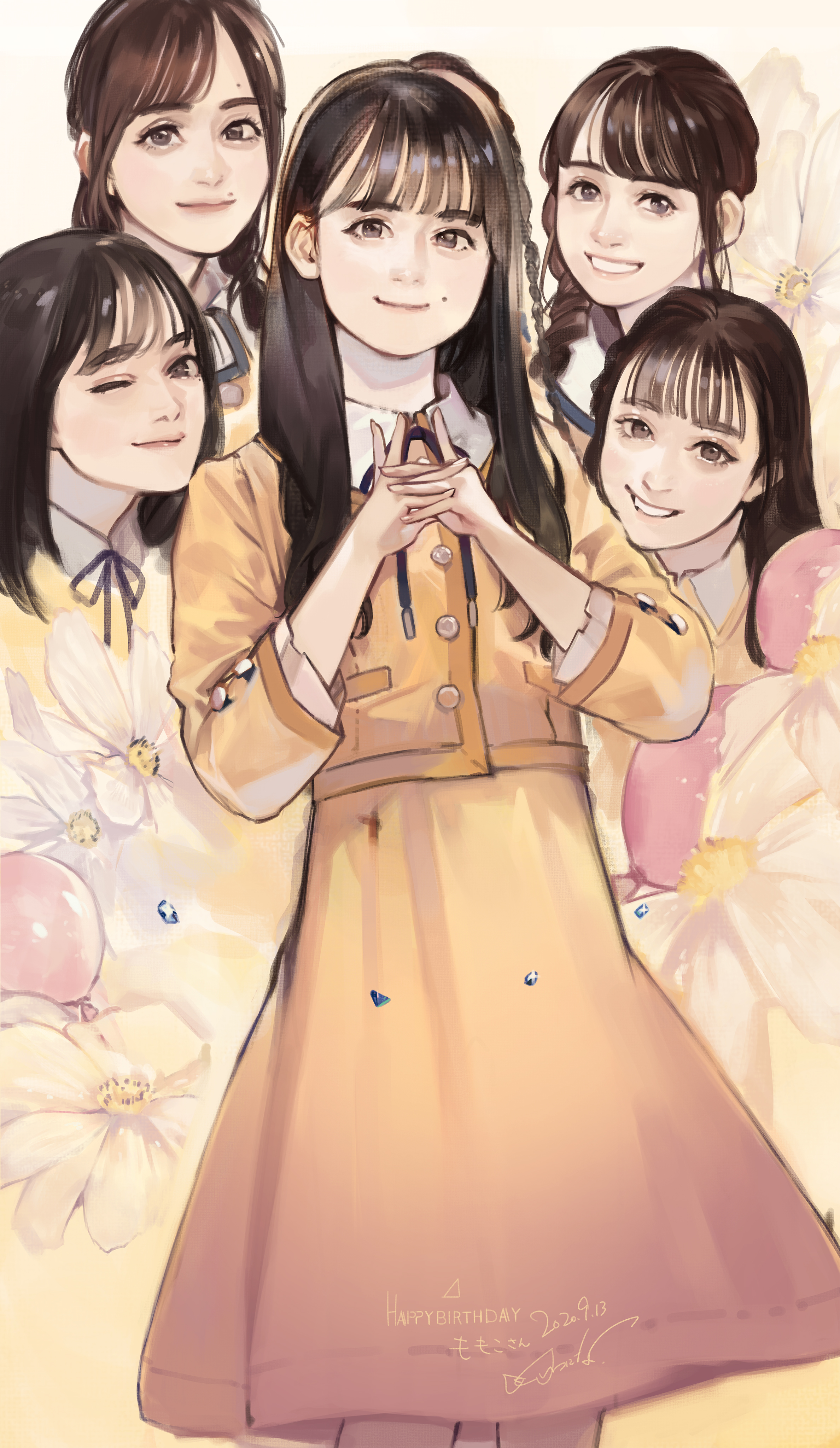 大園桃子 乃木フェス猪イラスト