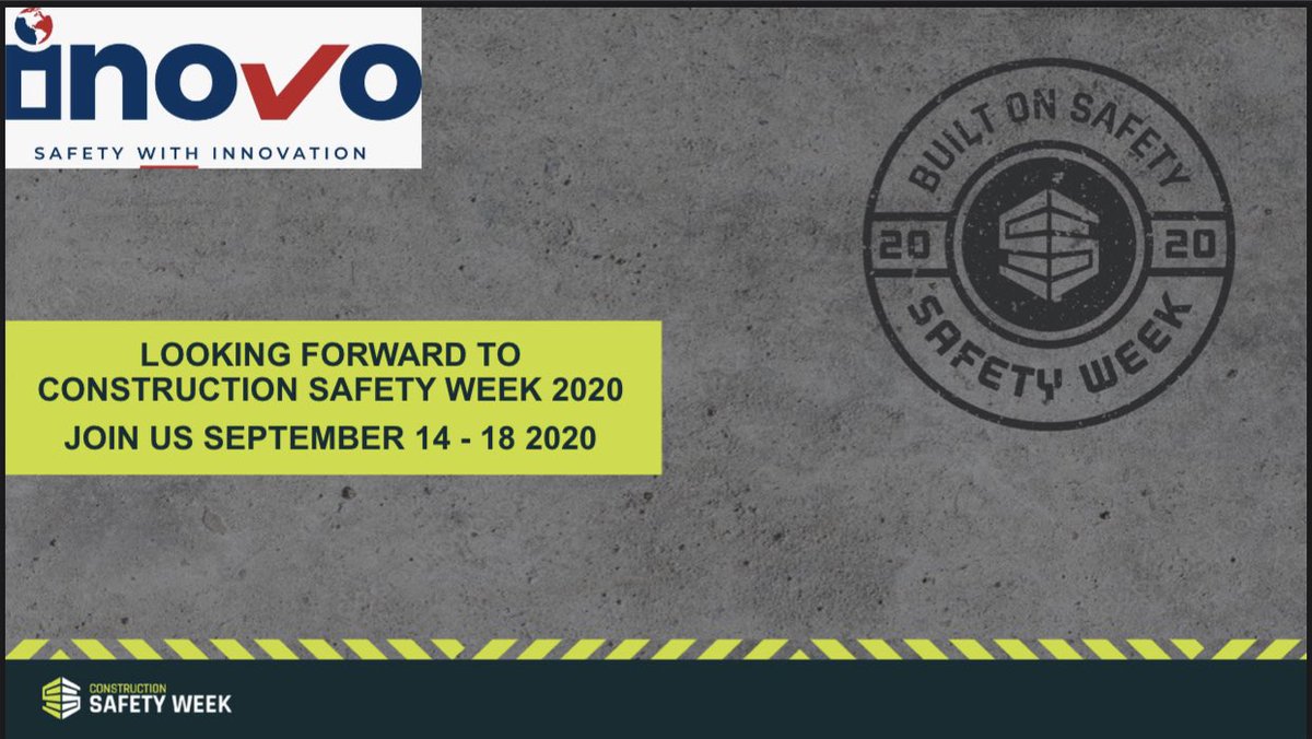 Join us daily for Safety Week 2020!
.
.
#ConstructionSafetyWeek
#BuiltOnSafety
#FallPrevention
#NationalSafetyStandDown