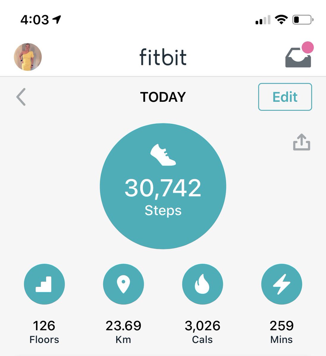 Today’s steps! Lots of additional pit stops 😂 miss the Kilties oh and a planned route 😂😂 @SirTomhunter @thekiltwalk @PaulCooneyKW #royalbankofscotland #maggies