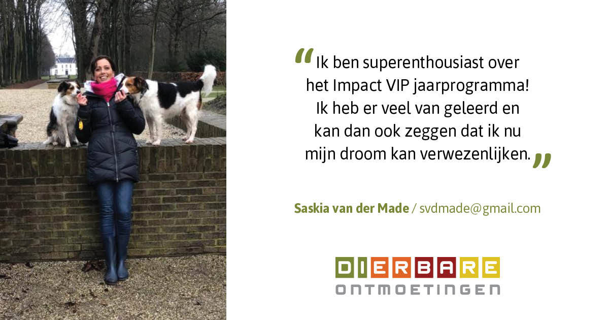 DierbareO's tweet photo. Saskia van de Made vertelt over haar persoonlijke ervaring met het Impact VIP programma.
 
Heb je een jong gezin met kinderen en wil je een pup aanschaffen of loop je tegen problemen aan tussen hond en kind, neem dan contact met haar op. #dierbareontmoetingen #hondhaptnaarkind https://t.co/Kk1OO7dODu