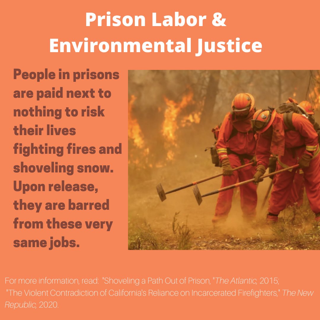 Let's talk about prison labor and environmental justice.