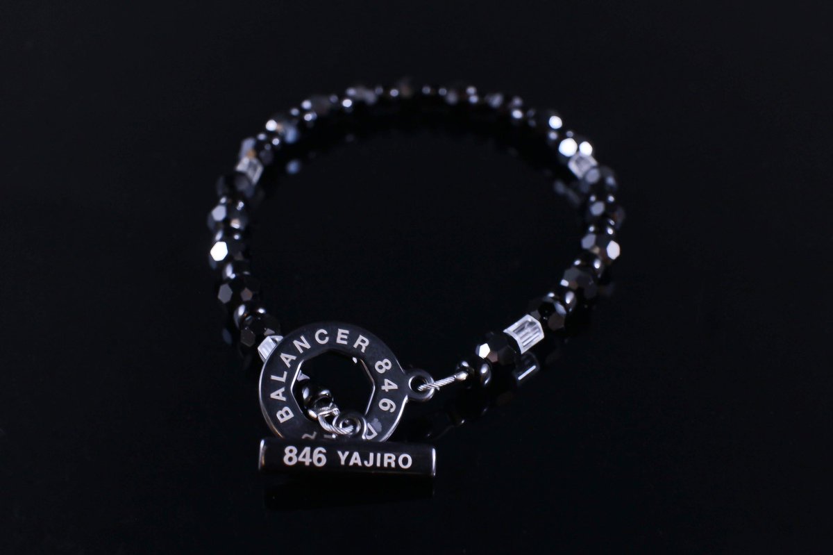 846 YAIRO 4シリーズ ブラック ブレスレット 846スポーツブレスレット 販売本数NO1 4シリーズ ブレスレット BLACK